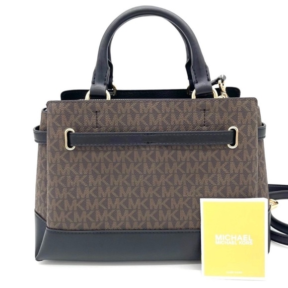 Michael Kors Reed Small Satchel
Crossbody Bag Brown/Black - Picture 4 of 10